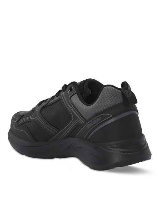 Slazenger GIMA Erkek Sneaker Ayakkabı Siyah / Siyah - Görsel 4