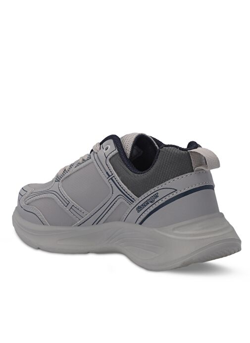 Slazenger GIMA Kadın Sneaker Ayakkabı Gri / Lacivert - Görsel 4