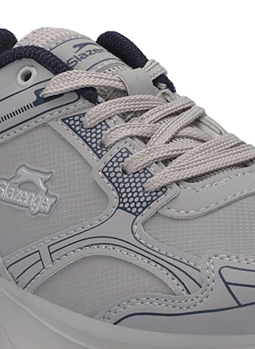 Slazenger GIMA Kadın Sneaker Ayakkabı Gri / Lacivert - Görsel 5