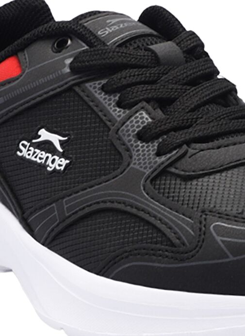 Slazenger GIMA Kadın Sneaker Ayakkabı Siyah / Kırmızı - Görsel 5
