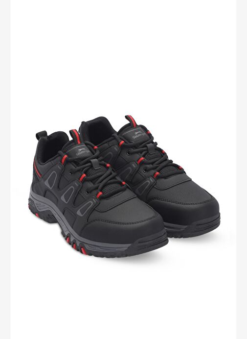 Slazenger GANA I Kadın Siyah / Kırmızı Outdoor - Görsel 3