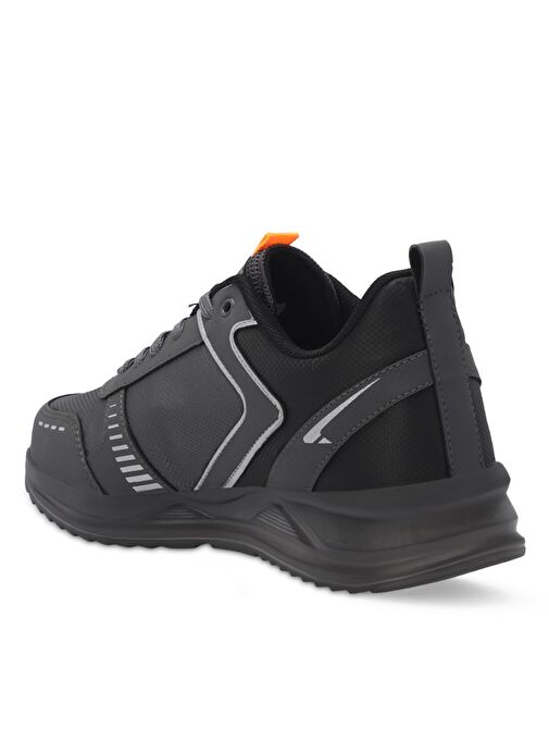 Slazenger GOLDEN I Erkek Sneaker Ayakkabı Koyu Gri - Görsel 4