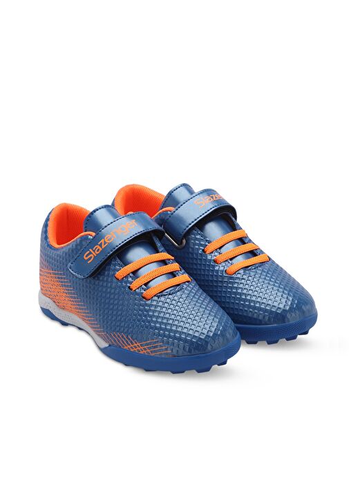 Slazenger CULTURAL Unisex Çocuk Futbol Ayakkabı Saks Mavi - Görsel 3