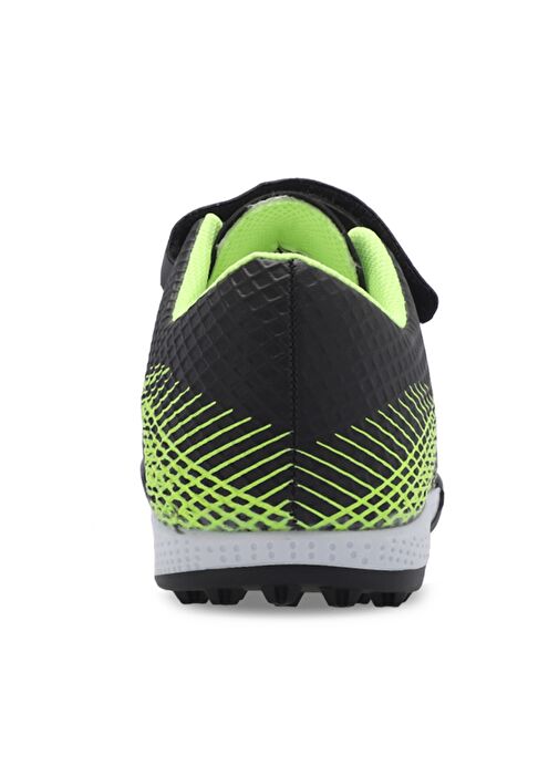 Slazenger CULTURAL Unisex Çocuk Futbol Ayakkabı Siyah / Yeşil - Görsel 7