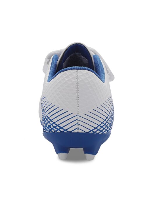 Slazenger CULTURAL Unisex Çocuk Futbol Ayakkabı Beyaz / Saks Mavi - Görsel 7