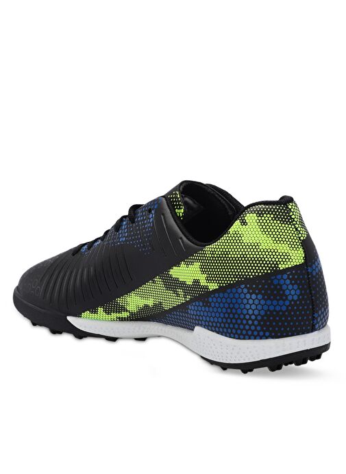 Slazenger CYPRUS Erkek Futbol Ayakkabı Siyah / Yeşil - Görsel 4