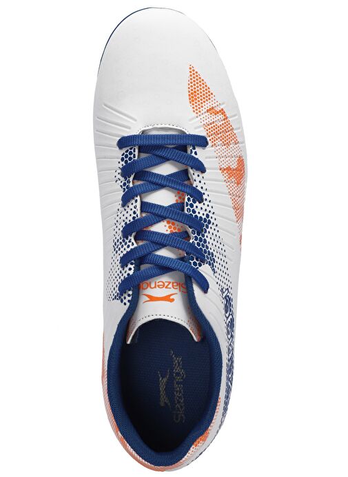 Slazenger CYPRUS KRP Erkek Çocuk Futbol Ayakkabı Beyaz / Saks Mavi - Görsel 6