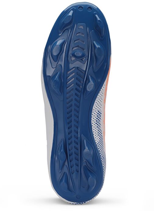 Slazenger CYPRUS KRP Erkek Çocuk Futbol Ayakkabı Beyaz / Saks Mavi - Görsel 8