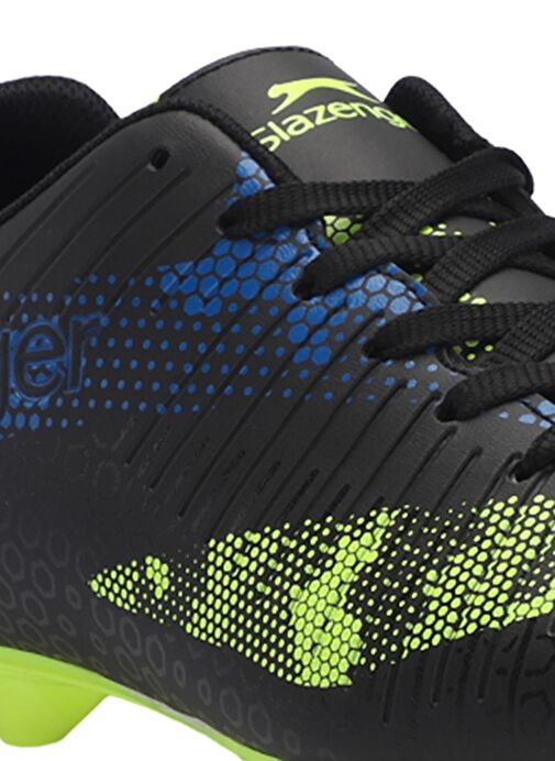 Slazenger CYPRUS KRP Unisex Çocuk Futbol Ayakkabı Siyah / Yeşil - Görsel 5