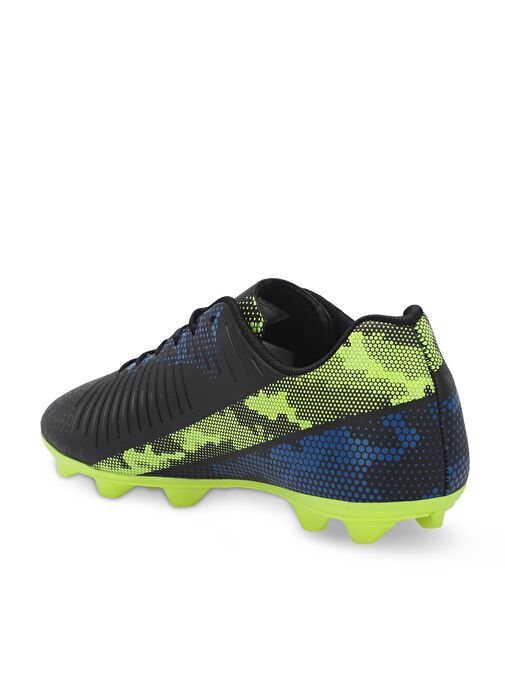 Slazenger CYPRUS KRP Unisex Çocuk Futbol Ayakkabı Siyah / Yeşil - Görsel 4