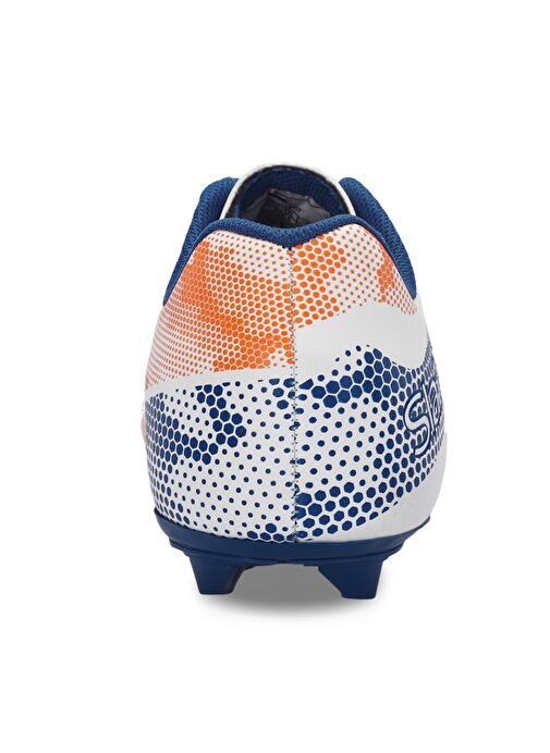 Slazenger CYPRUS Erkek Futbol Ayakkabı Beyaz / Saks Mavi - Görsel 7