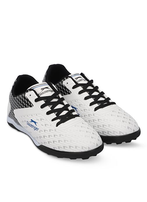 Slazenger CYCLE I Erkek Futbol Ayakkabı Beyaz / Siyah - Görsel 3
