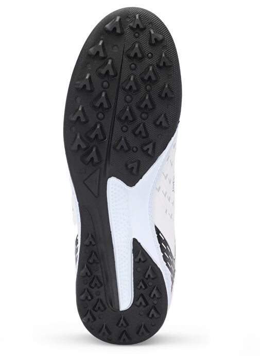 Slazenger CYCLE I Erkek Futbol Ayakkabı Beyaz / Siyah - Görsel 8
