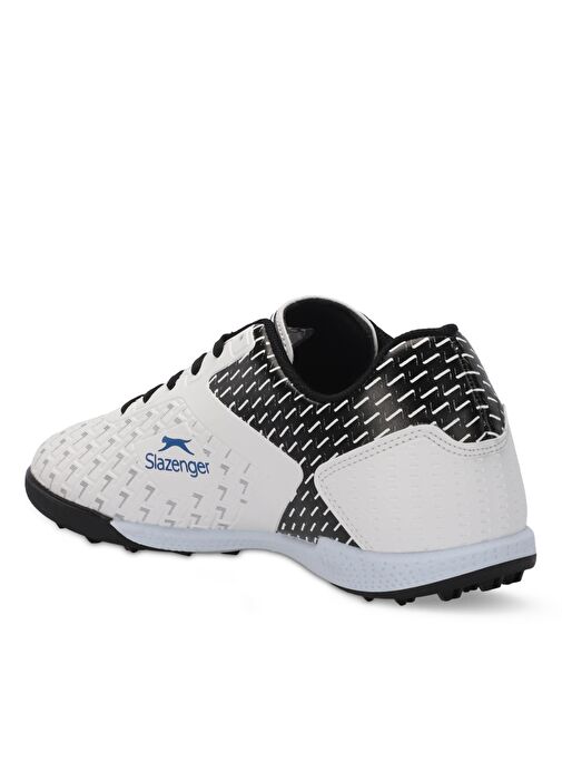 Slazenger CYCLE I Erkek Futbol Ayakkabı Beyaz / Siyah - Görsel 4