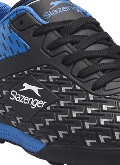 Slazenger CYCLE I Erkek Futbol Ayakkabı Siyah / Mavi - Görsel 5