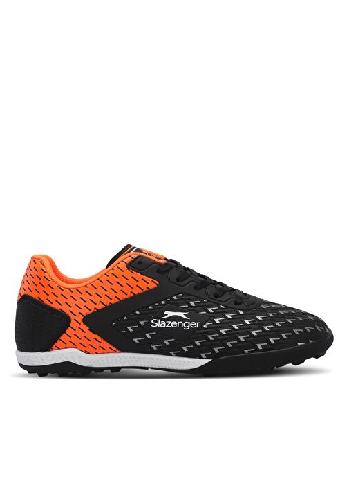 Slazenger CYCLE I Erkek Futbol Ayakkabı Siyah / Turuncu - Görsel 2