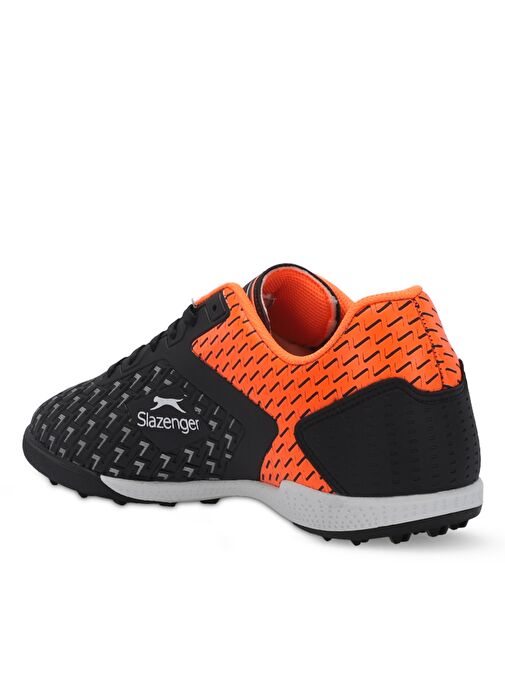 Slazenger CYCLE I Erkek Futbol Ayakkabı Siyah / Turuncu - Görsel 4