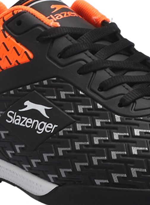 Slazenger CYCLE I Erkek Futbol Ayakkabı Siyah / Turuncu - Görsel 5