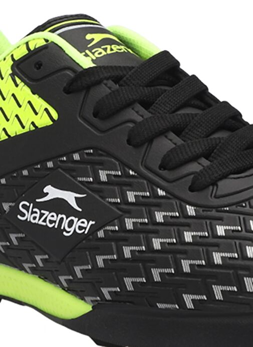 Slazenger CYCLE I Erkek Futbol Ayakkabı Siyah / Yeşil - Görsel 5