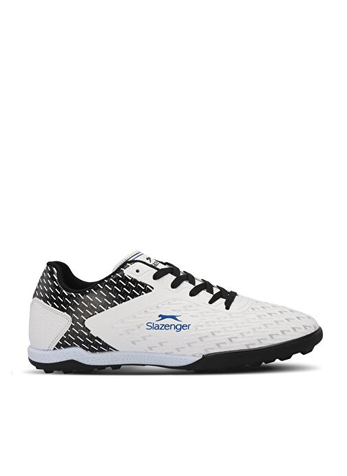 Slazenger CYCLE I HS Unisex Çocuk Futbol Ayakkabı Beyaz / Siyah - Görsel 2