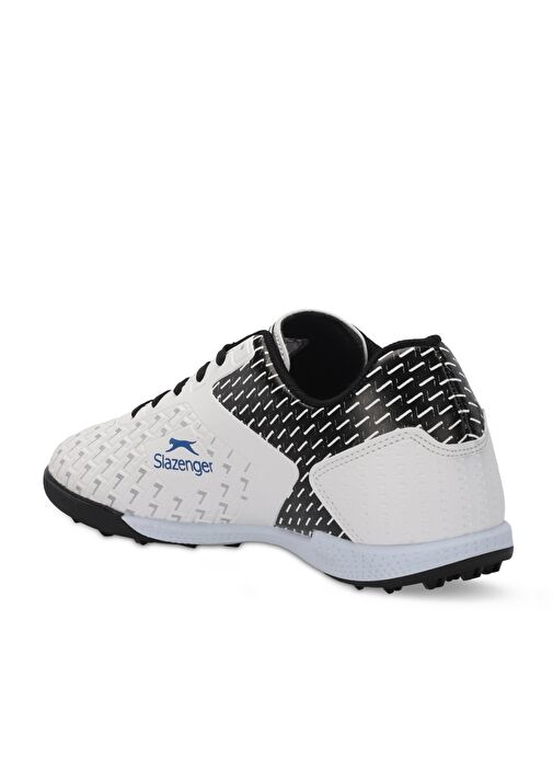 Slazenger CYCLE I HS Unisex Çocuk Futbol Ayakkabı Beyaz / Siyah - Görsel 4