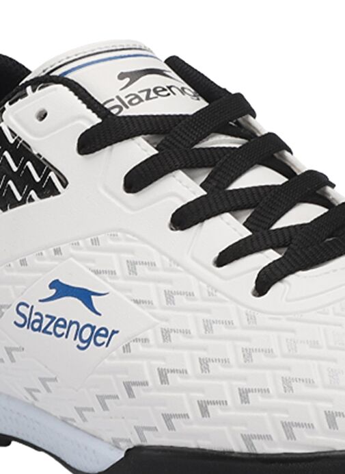 Slazenger CYCLE I HS Unisex Çocuk Futbol Ayakkabı Beyaz / Siyah - Görsel 5