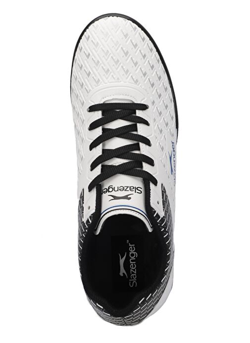 Slazenger CYCLE I HS Unisex Çocuk Futbol Ayakkabı Beyaz / Siyah - Görsel 6