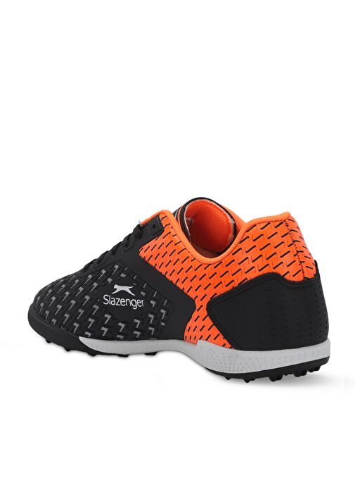 Slazenger CYCLE I HS Unisex Çocuk Futbol Ayakkabı Siyah / Turuncu - Görsel 4