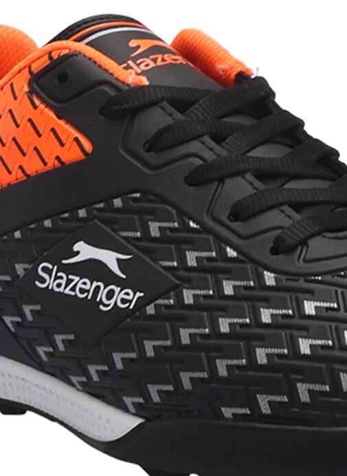 Slazenger CYCLE I HS Unisex Çocuk Futbol Ayakkabı Siyah / Turuncu - Görsel 5
