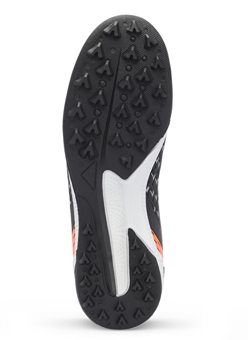 Slazenger CYCLE I HS Unisex Çocuk Futbol Ayakkabı Siyah / Turuncu - Görsel 8