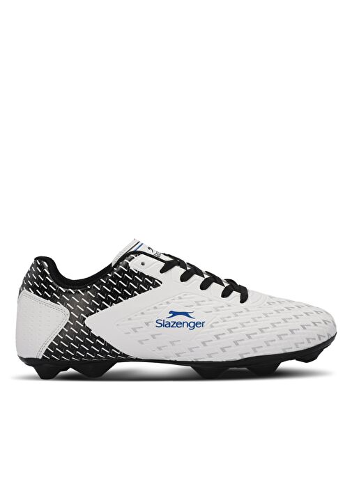 Slazenger CYCLE I Erkek Futbol Ayakkabı Beyaz / Siyah - Görsel 2