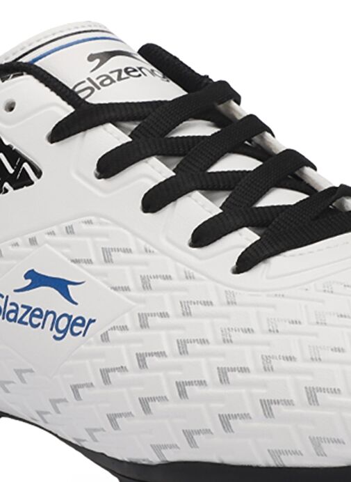 Slazenger CYCLE I Erkek Futbol Ayakkabı Beyaz / Siyah - Görsel 5