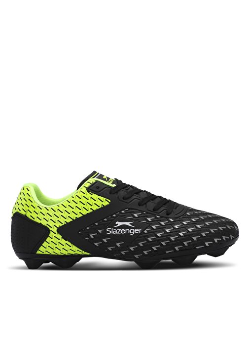 Slazenger CYCLE I Erkek Futbol Ayakkabı Siyah / Yeşil - Görsel 2