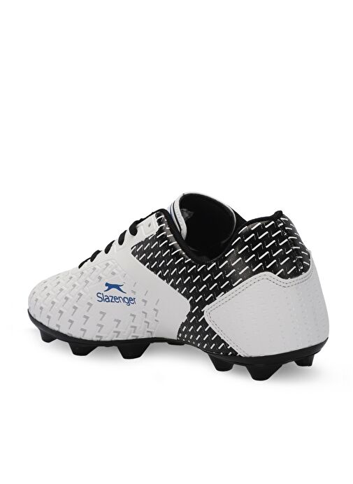 Slazenger CYCLE I KRP Unisex Çocuk Futbol Ayakkabı Beyaz / Siyah - Görsel 4