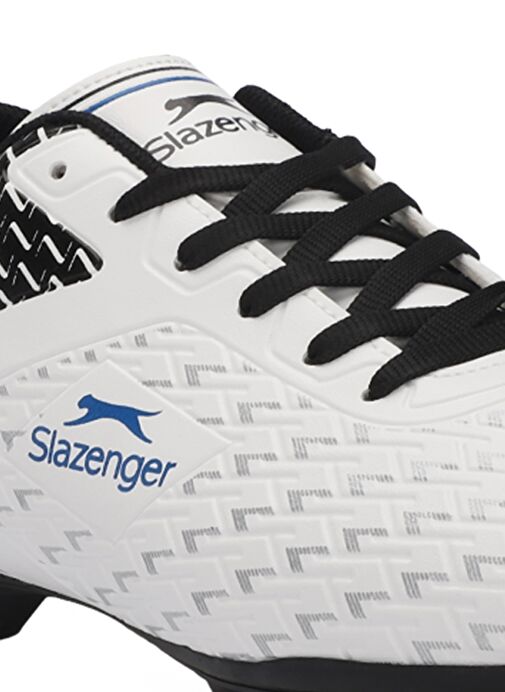Slazenger CYCLE I KRP Unisex Çocuk Futbol Ayakkabı Beyaz / Siyah - Görsel 5