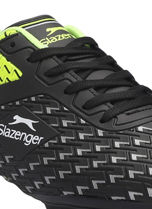 Slazenger CYCLE I KRP Unisex Çocuk Futbol Ayakkabı Siyah / Yeşil - Görsel 5