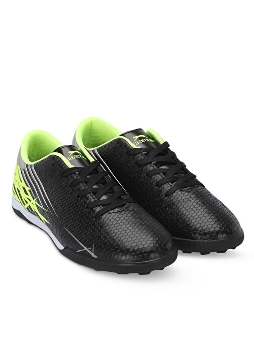 Slazenger CARLO I Erkek Futbol Ayakkabı Siyah / Yeşil - Görsel 3
