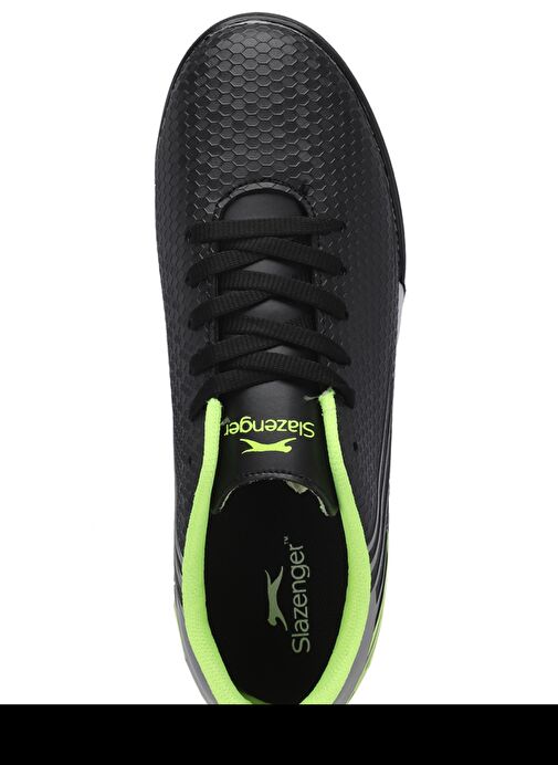 Slazenger CARLO I Unisex Çocuk Futbol Ayakkabı Siyah / Yeşil - Görsel 6