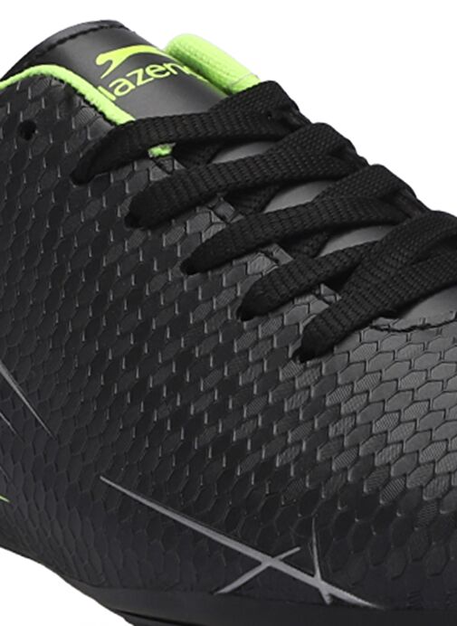 Slazenger CARLO I Unisex Çocuk Futbol Ayakkabı Siyah / Yeşil - Görsel 5