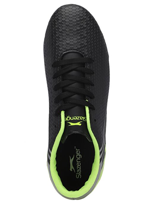 Slazenger CARLO I Unisex Çocuk Futbol Ayakkabı Siyah / Yeşil - Görsel 6