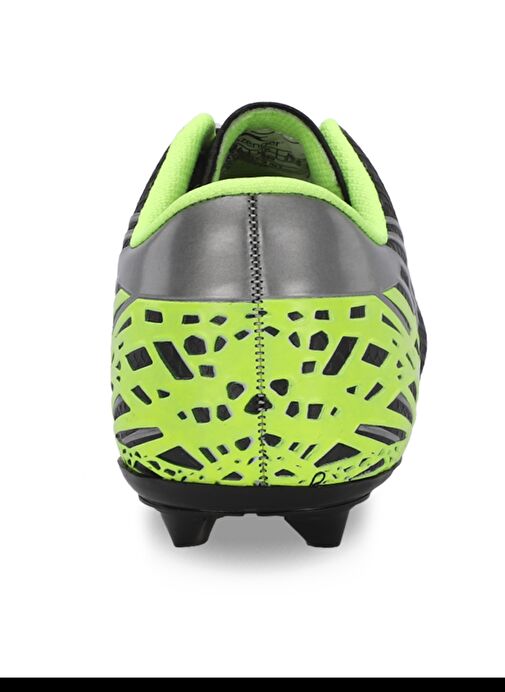 Slazenger CARLO I Unisex Çocuk Futbol Ayakkabı Siyah / Yeşil - Görsel 7