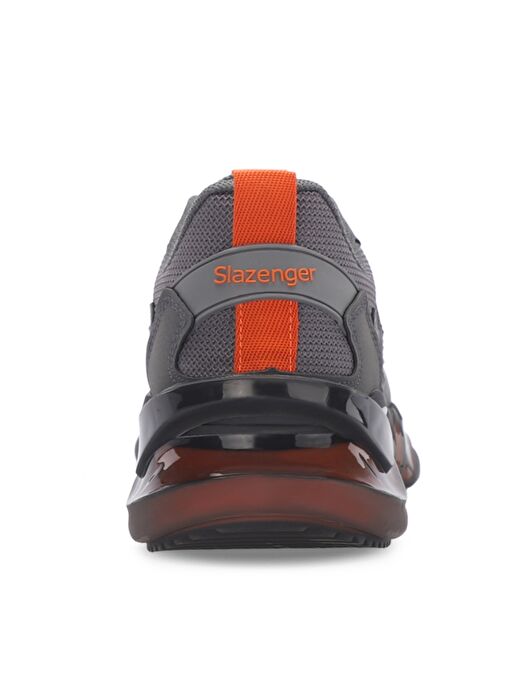 Slazenger ZALAR Erkek Sneaker Ayakkabı Koyu Gri / Turuncu - Görsel 7