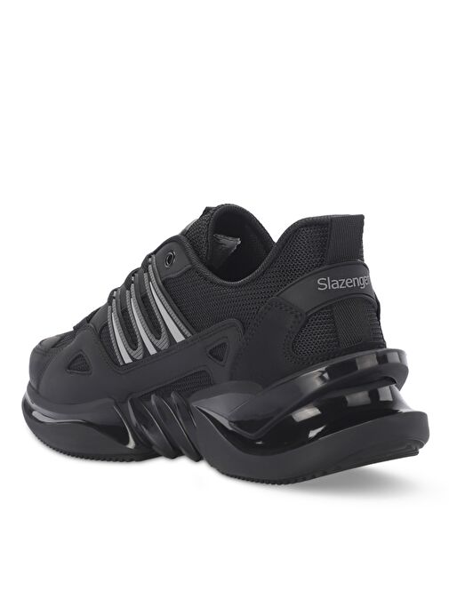 Slazenger ZALAR Erkek Sneaker Ayakkabı Siyah / Koyu Gri - Görsel 4