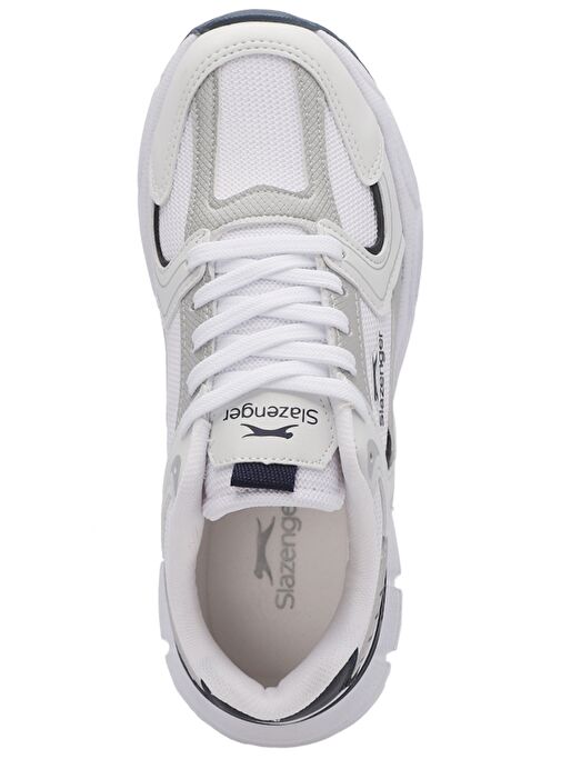 Slazenger ZEX Erkek Sneaker Ayakkabı Beyaz / Lacivert - Görsel 6