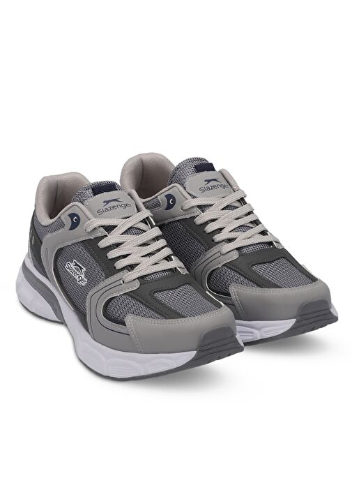 Slazenger ZEX Erkek Sneaker Ayakkabı Koyu Gri - Görsel 3