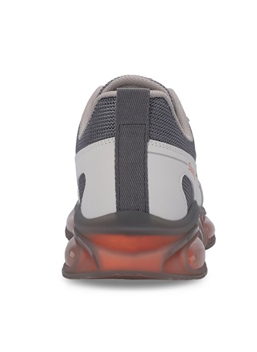 Slazenger ZIGOR Erkek Sneaker Ayakkabı Gri / Turuncu - Görsel 7