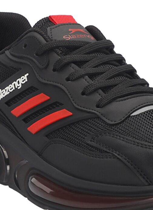 Slazenger ZION Erkek Sneaker Ayakkabı Siyah / Kırmızı - Görsel 5