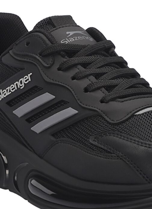 Slazenger ZION Erkek Sneaker Ayakkabı Siyah / Koyu Gri - Görsel 5