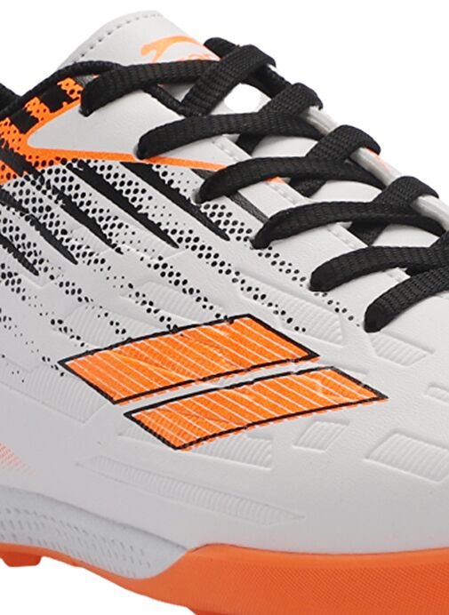 Slazenger CAMBLY Erkek Çocuk Futbol Ayakkabı Beyaz / Turuncu - Görsel 5
