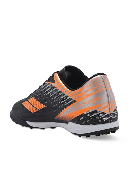Slazenger CAMBLY Erkek Çocuk Futbol Ayakkabı Siyah / Turuncu - Görsel 4